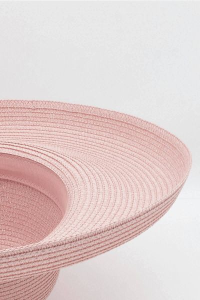 Külah Women's Wavy Trend Powder Straw Hat