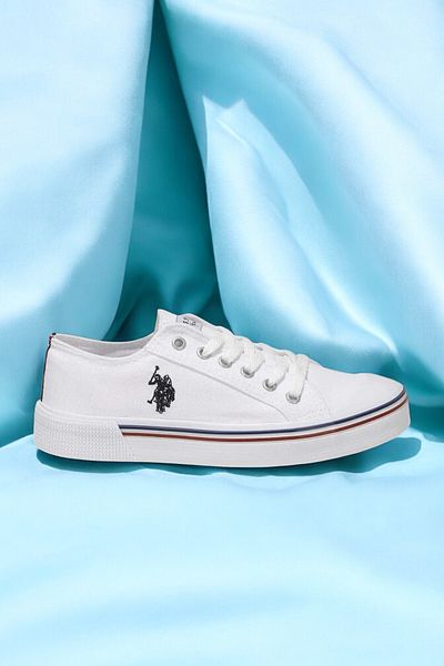 U.S. Polo Assn. A 10526789   Tenis casual alb de damă