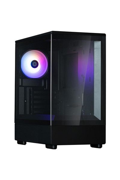 Zalman Carcasa Zalman P10 Black, Mini Tower, tempered glass (Negru)