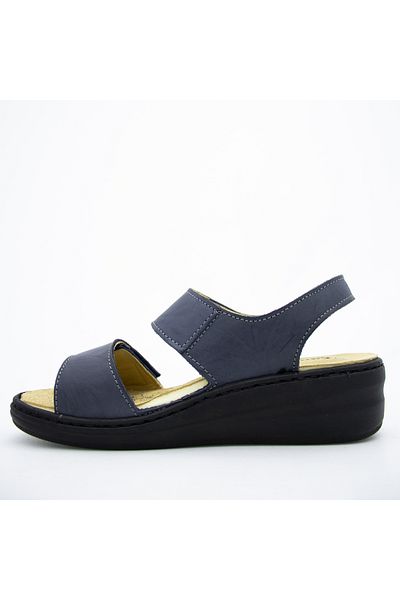 CONSUELO Orthopedic Leather Slippers with Velcro Soles 10403