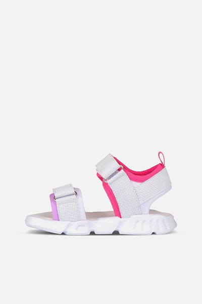 Vicco Jax White Lightweight Baby Girl Sandals