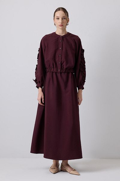 Touché Privé Sleeveless Shirted Jacket Dress Suit