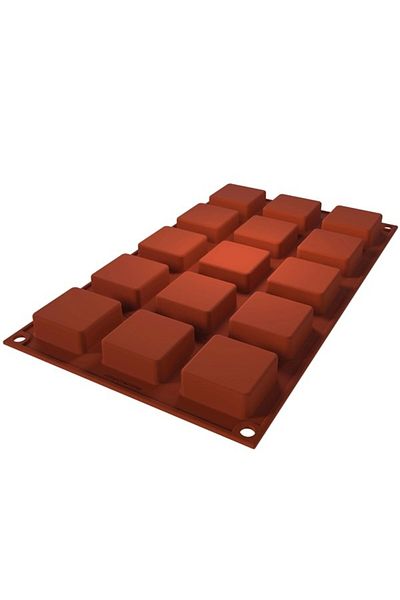 silikomart Silicone Mold Mauresque Square, 15 Cavities, 23 Ml, 40x40x16,m