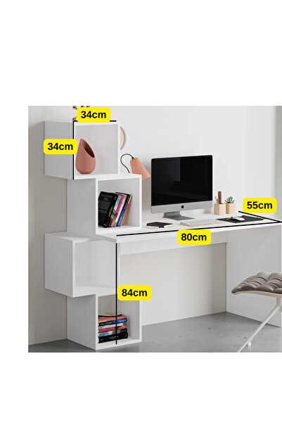 Anadolu çalışma masası kutu raflı 1.kalite mdf