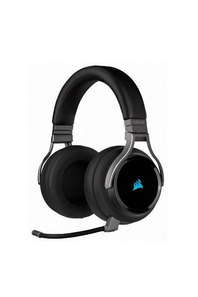 Corsair Casti Gaming Wireless Corsair Virtuoso RGB Carbon, Microfon, USB (Negru)