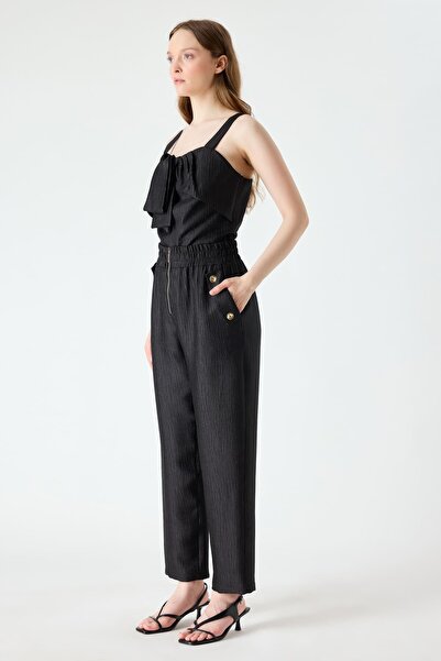 FEVER Fiyonk detaylı kırışık yüzeyli bluz