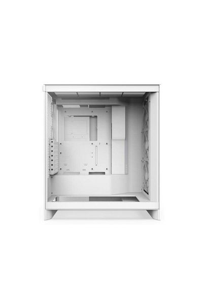 Nzxt Carcasa NZXT H7 Flow 2024, Turnul de mijloc, sticlă securizată (Alb)