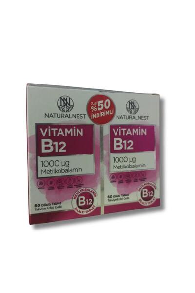 Naturalnest Vitamin B12 60 Tablet - Fırsat Paketi