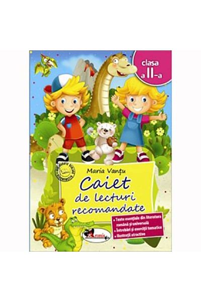 Aramis Caiet de lectură recomandat, clasa a II-a