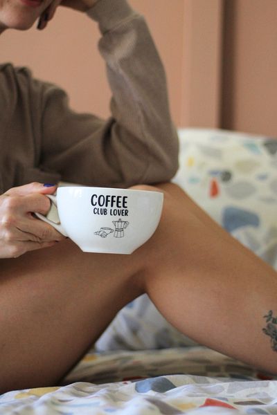 Milky Way Design Coffee Club Lover Porcelain Mug - 420 Cc