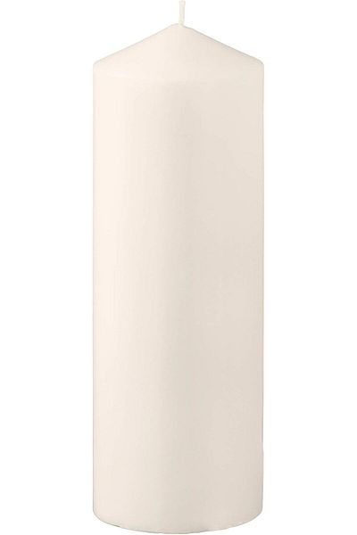 Generic Round Pillar Candle for Wedding, Birthday, Holiday & Home Decoration - 8", Natural