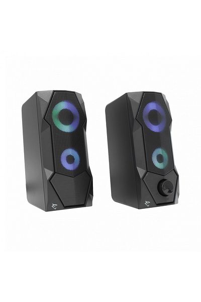 white shark Boxe 2.0 White Shark GSP-634 FLOW, USB, Iluminare RGB, 5W RMS (Negru)