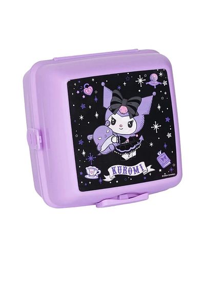 Bliss Кутия за обяд KUROMI LUNCH BOX с 4 отделения, кутия за храна за деца с лъжица и вилица