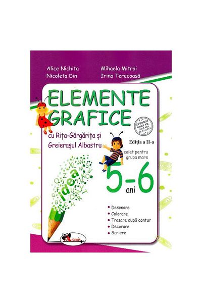 Aramis Elemente grafice 5-6 ani. Ed.2 - Alice Nichita, Mihaela Mitroi