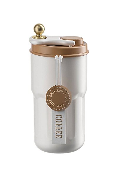 Weather Forecast 316 L Steel Yellow 420 ml Vacuum Hot Cold Coffee Hand Thermos Mug Cin486Sr