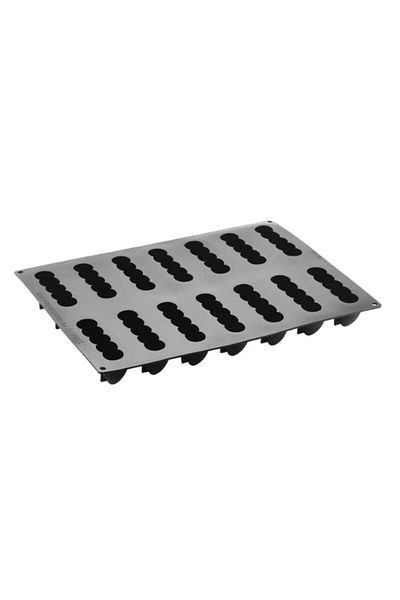 La Pavoni Formă din silicon pentru porții unice, Miami de Antonio Bachour, 14 cavități, 118x33x42h mm