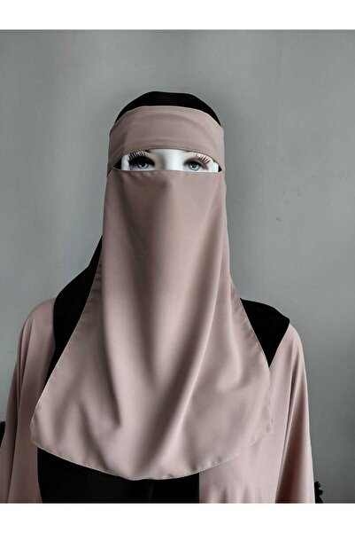 bassell Medine İpeği Şeritli/Bantlı Peçe