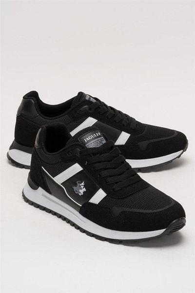Liger Men's Orthopedic Daily Walking Running Sneaker Sports Shoes Black - White