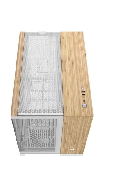 Corsair Carcasa Corsair 2500X Dual Chamber, Mini Tower, tempered glass (Alb/Crem)