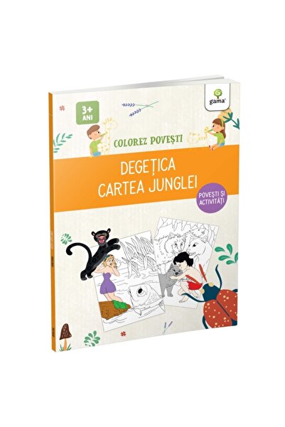Gama Thumbelina și Cartea Junglei. Povesti de colorat