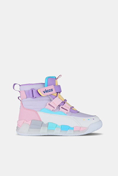 Vicco Ελαφριές λευκές σχολικές μπότες για κορίτσια