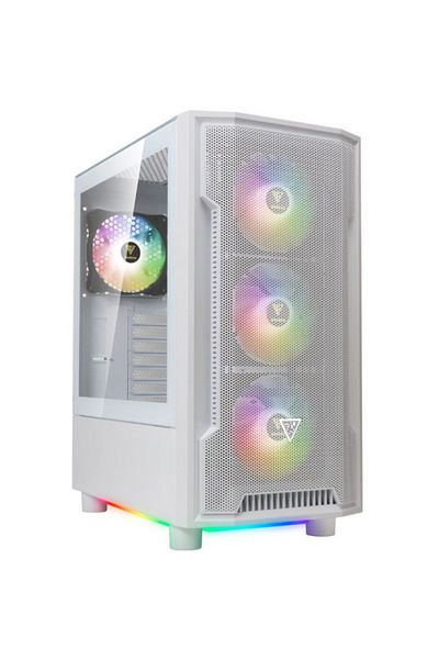 gamdias Carcasa Gamdias Athena M6 Lite, Middle Tower, ARGB (Alb)