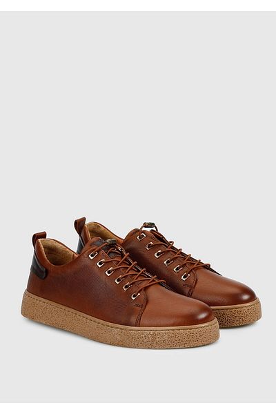 Provoq Men's Leather Shoes - Tan