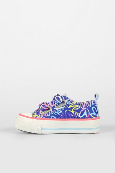 Vicco Done Patterned Unisex Baby Navy Blue Sneaker