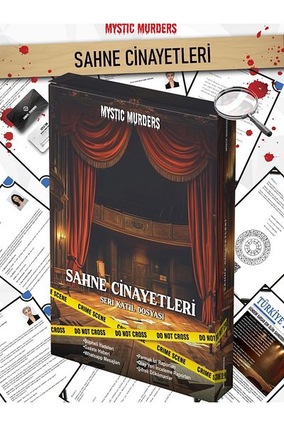 Planet Butik Detective Murder Solving Game-Props Murders