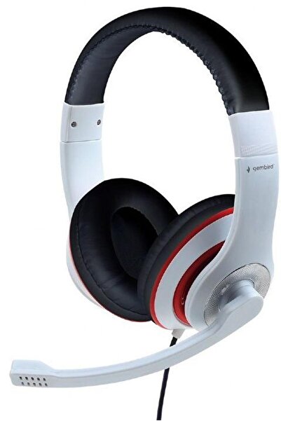 Gembird Casti Sereo Gembird MHS-03-WTRDBK, Microfon (Alb)