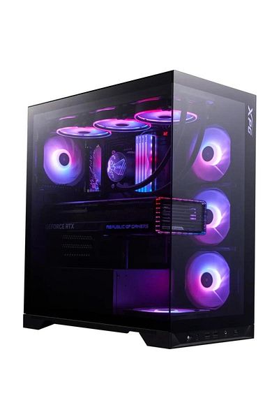 XPG Carcasa XPG Invader X BTF, Middle Tower, tempered glass (Negru)