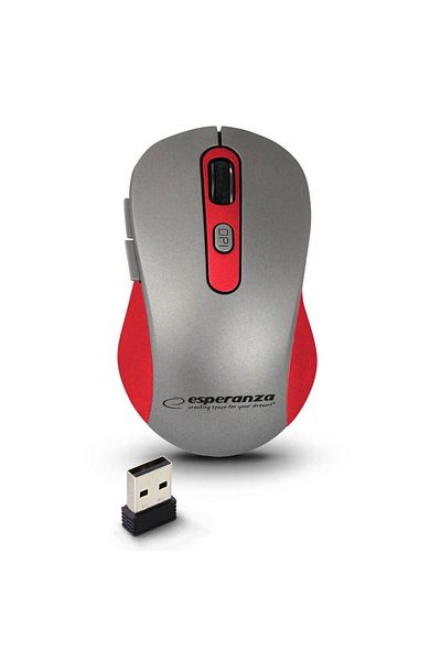ESPERANZA Mouse fara fir ESPERANZA EM131R, USB, Rosu