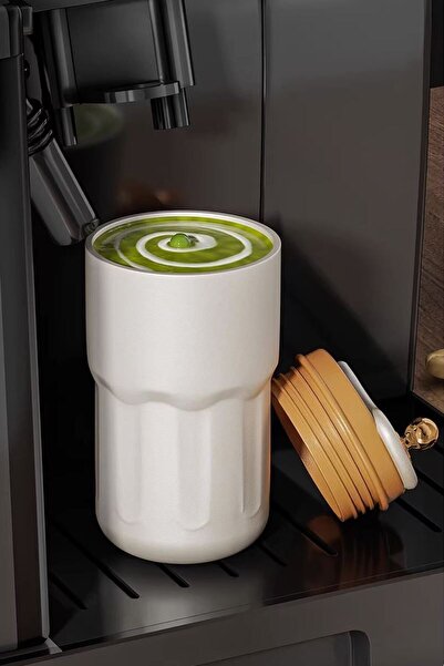 Weather Forecast 316 L Steel Yellow 420 ml Vacuum Hot Cold Coffee Hand Thermos Mug Cin486Sr