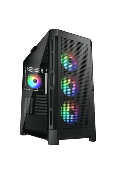 Cougar Carcasa Cougar AIRFACE PRO RGB, Mid Tower, Tempered glass (Negru)