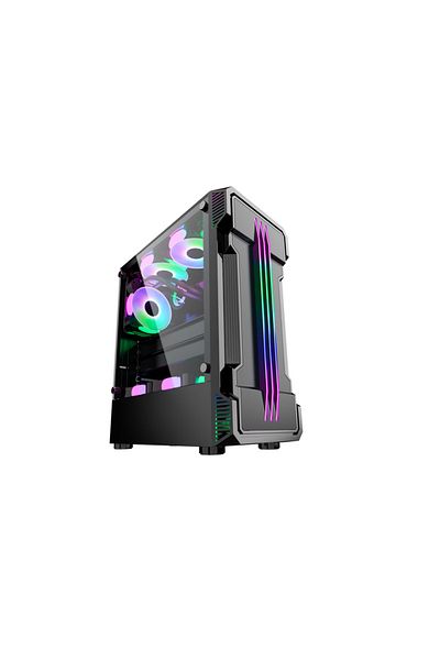 Pro GaminG PRO GAMING ZERG Case, Mid Tower, ARGB (Black)