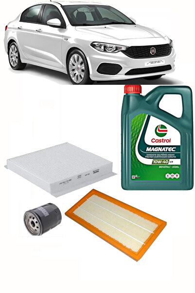 KRUGER FİAT EGEA 1.4 BENZİNLİ BAKIM SETİ 4L MAGNATEC MOTOR YAĞI + HAVA + POLEN + YAĞ FİLTRESİ