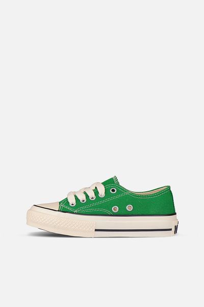 Vicco Idol Basic Unisex Kids Green Sneaker