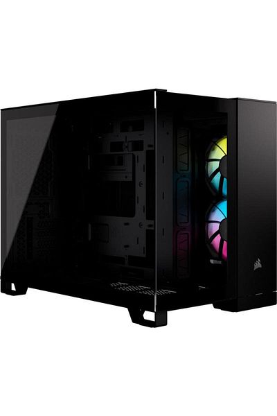 Corsair Carcasa Corsair iCUE LINK 2500X RGB, Mini Tower, tempered glass (Negru)