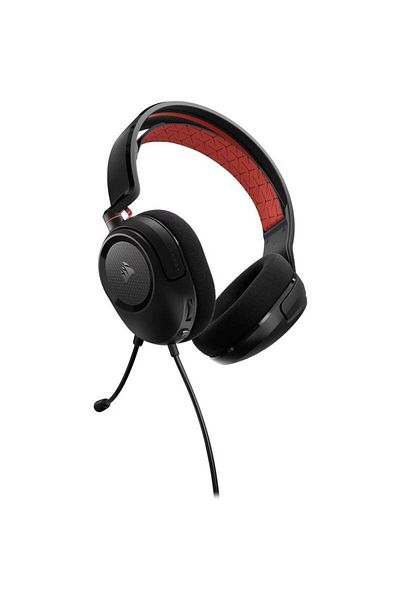 Corsair Casti gaming Corsair HS35 v2, Cu brad, Microfon (Negru/Rosu)