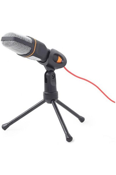 Gembird Microfon Gembird, jack 3.5 mm, Negru, MIC-D-03