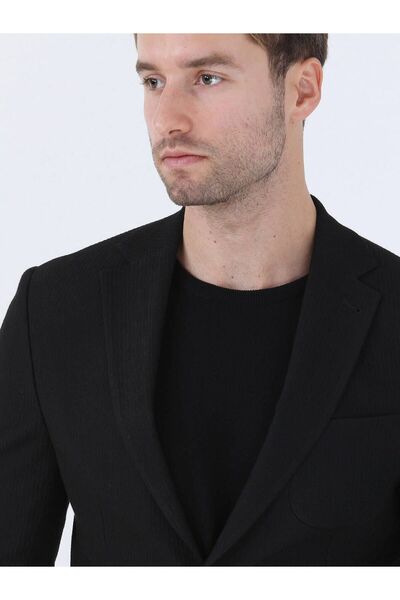 Kip Μοντέρνο ανδρικό μπουφάν Fıt 6 Drop Black CK-2361