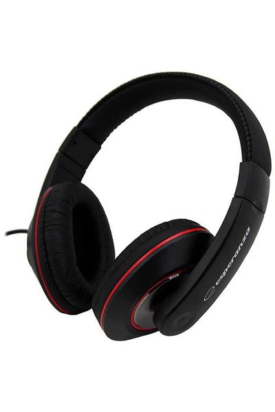 ESPERANZA Esperanza EH121 Stereo Headphones (Black/Red)
