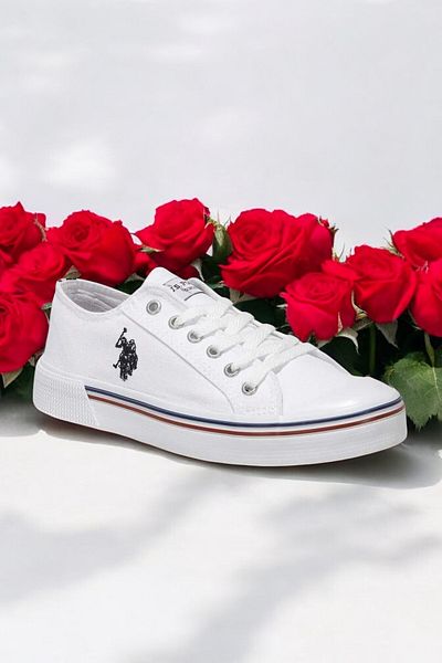 U.S. Polo Assn. A 18558434   Tenis alb casual de damă