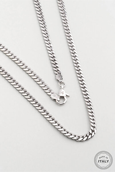 So CHIC... İtalyan Ares 60 Cm Gümüş Erkek Kolye