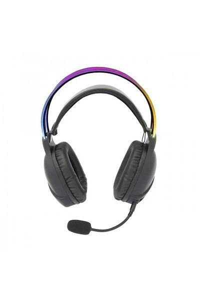 white shark White Shark GH-2140 OX Gaming Headset, RGB Lighting, Detachable Microphone, Black