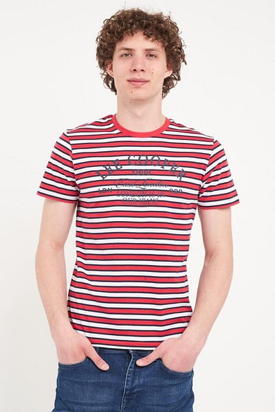 Lee Cooper Men's T-shirt with striped pattern