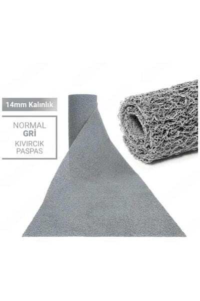CYH 100X550Cm Gray Curly Mats Carpet Non-Slip Runner Lidia 14mm