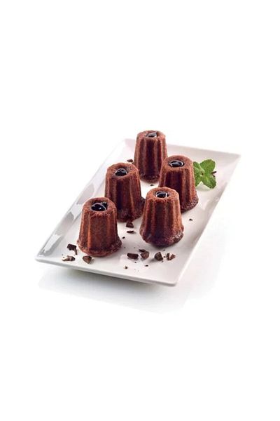 silikomart Silicone mold, Silikomart Midi Cannele Sf059, 15 cavities