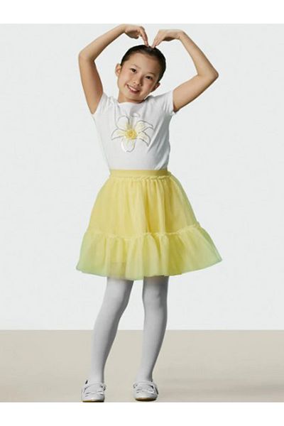 LC Waikiki Yellow Elastic Waist Girl Tutu Skirt April 23 Holiday S5Cd02Z429