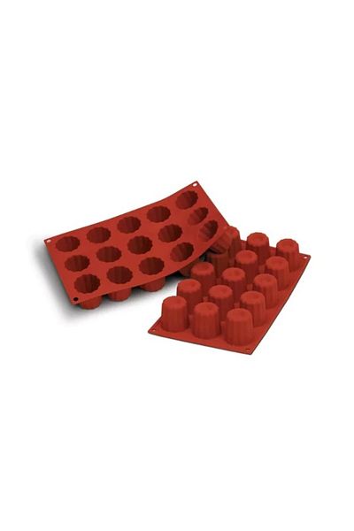 silikomart Silicone mold, Silikomart Midi Cannele Sf059, 15 cavities